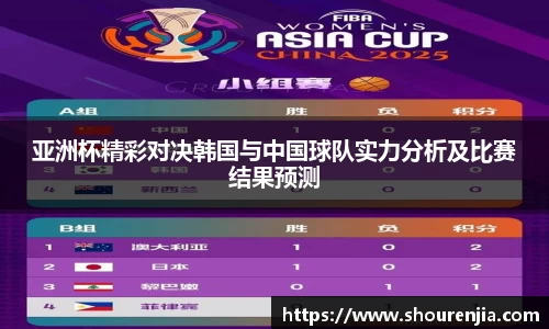 亚洲杯精彩对决韩国与中国球队实力分析及比赛结果预测